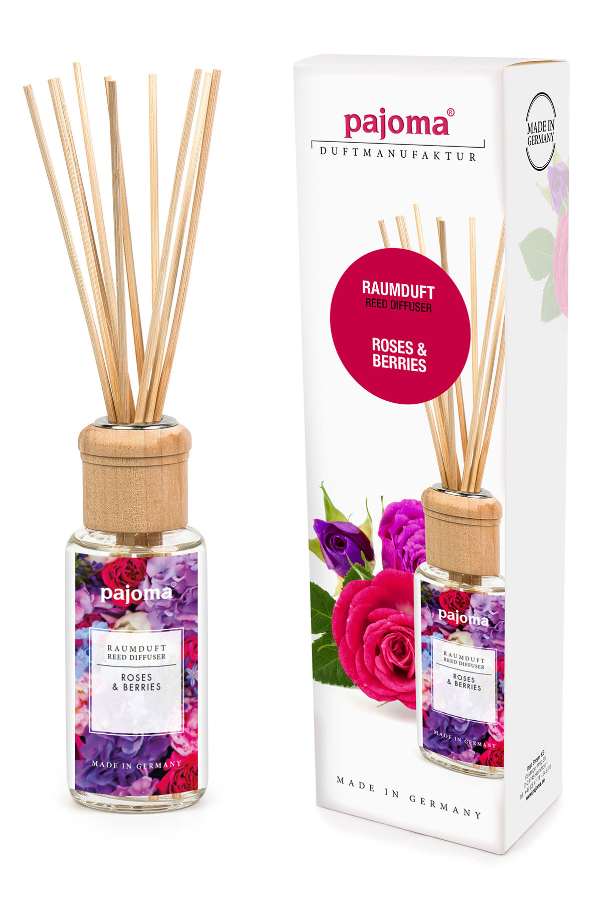 Raumduft 100ml Roses Berries Lufterfrischer Duftstäbchen Raumerfrischer Geschenk