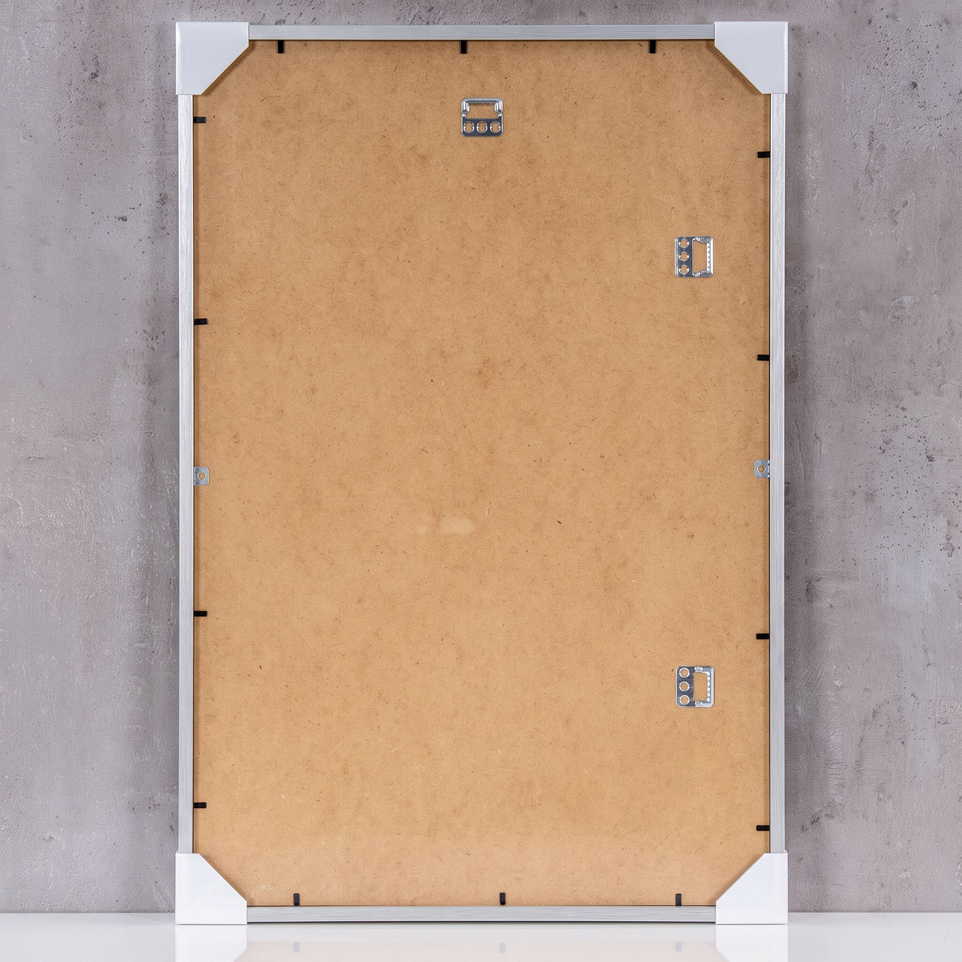 Fotorahmen 40x60 Silber MDF Holz Bilderrahmen Posterrahmen Poster Kunstdrucke