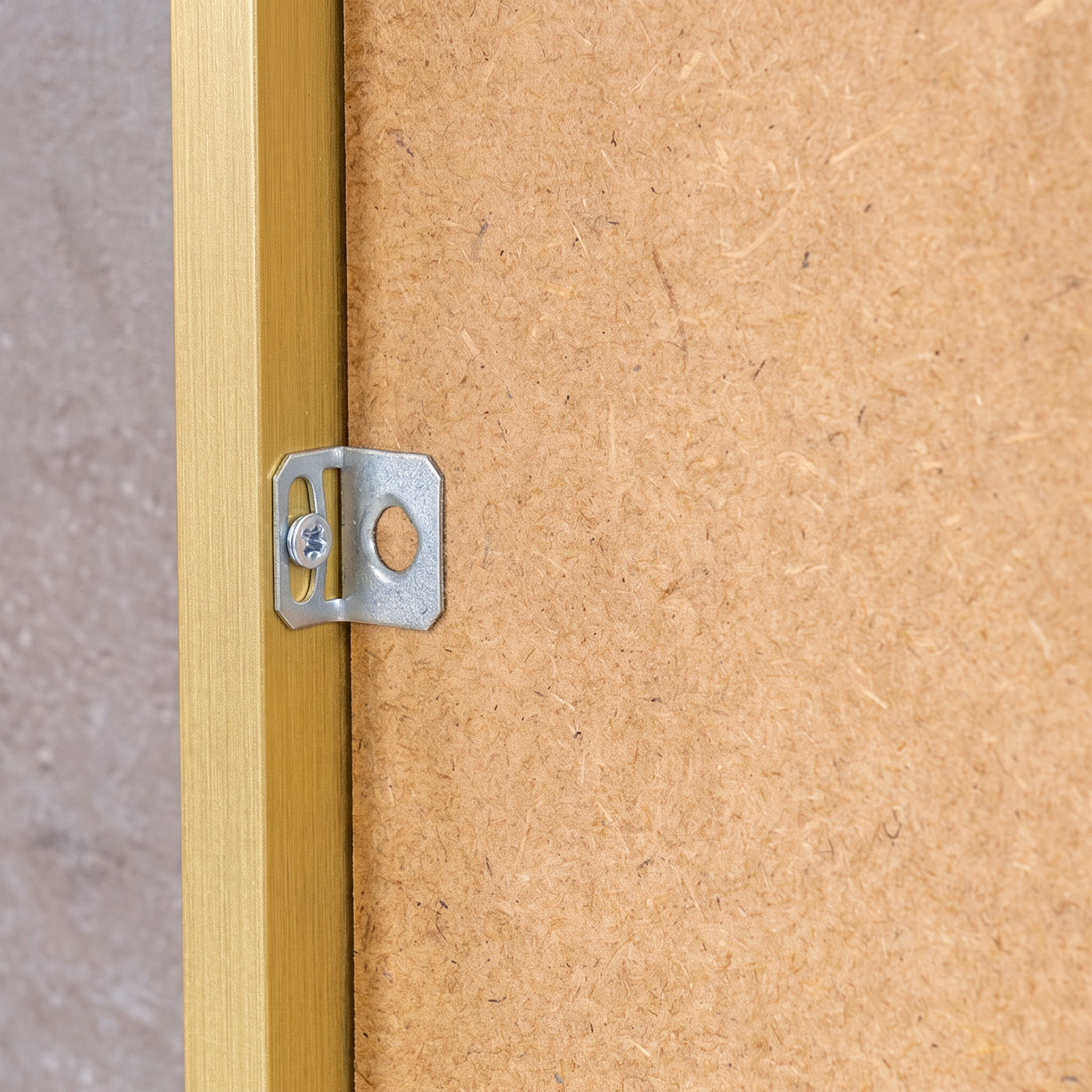 Bilderrahmen 50x70 Gold Holz Fotorahmen MDF Holzrahmen Acrylglas Posterrahmen
