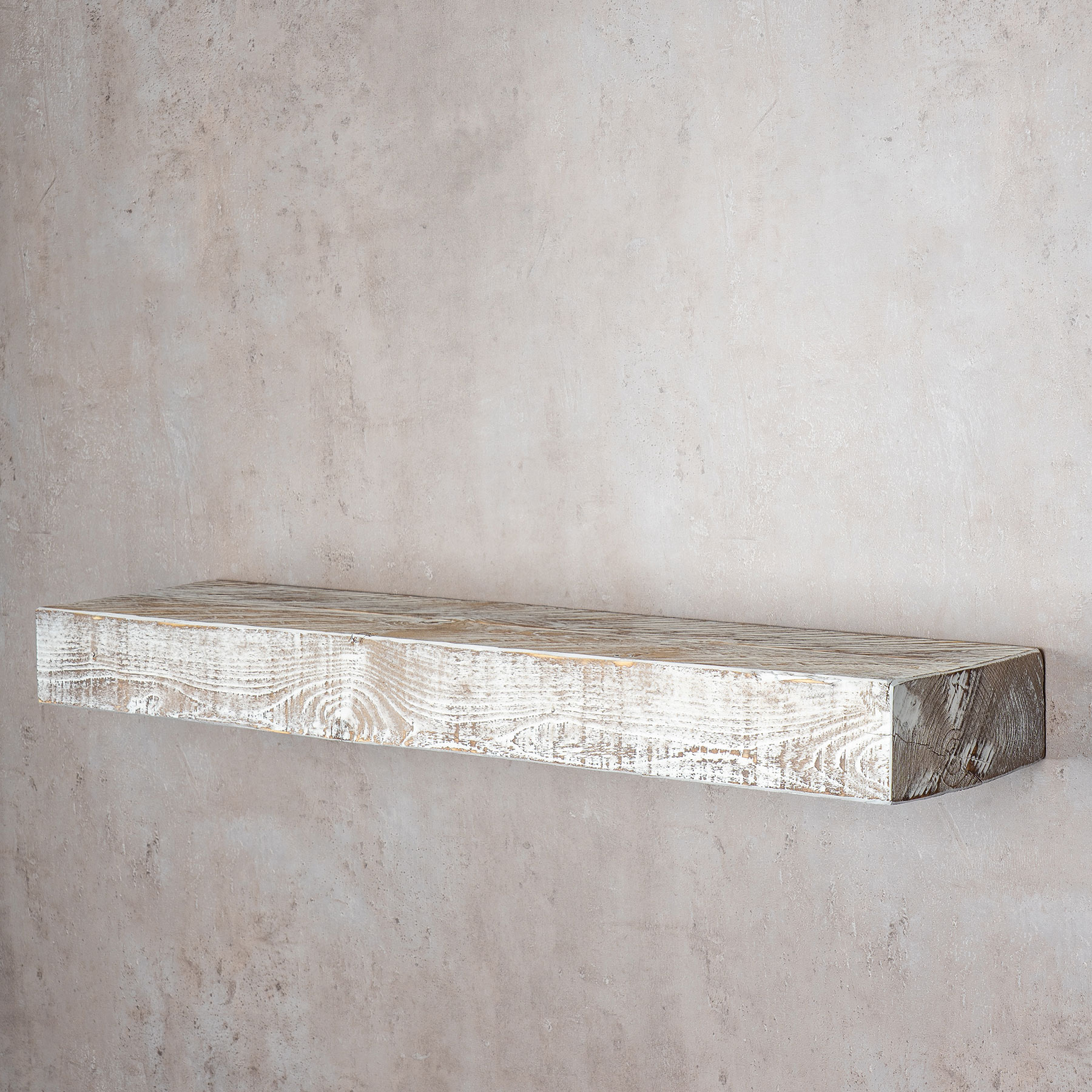 levandeo Wandregal Holz Massiv 80x20cm Shabby Chic Wandboard Regal Vintage Bord
