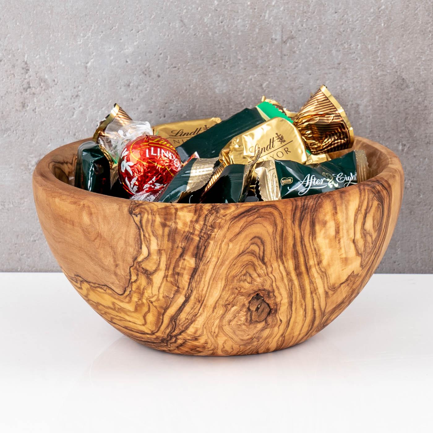 Schüssel ca. 16cm Schale Holz Olivenholz Holzschale Salatschüssel Natur Unikat
