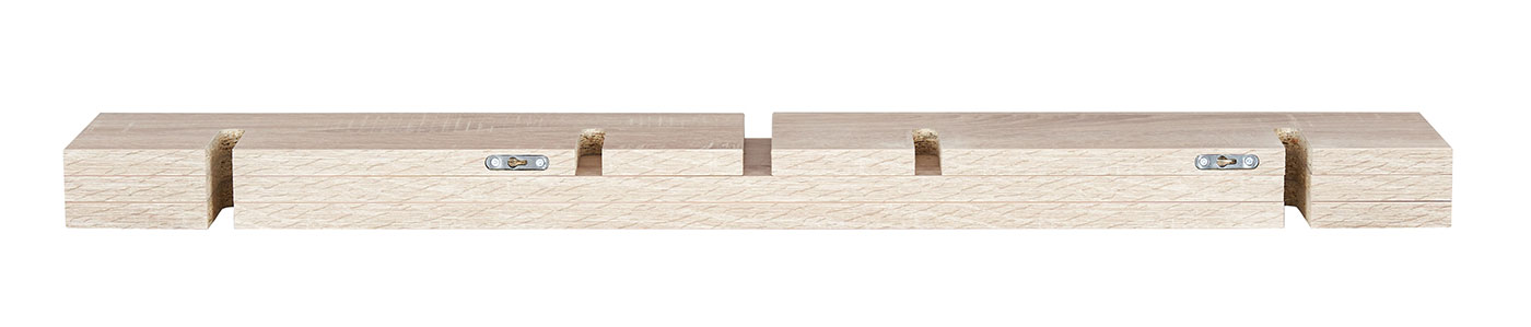 Regal BxH 98x48cm Holz Steckregal Sonoma Eiche Wandregal Bücherregal Ablage Deko