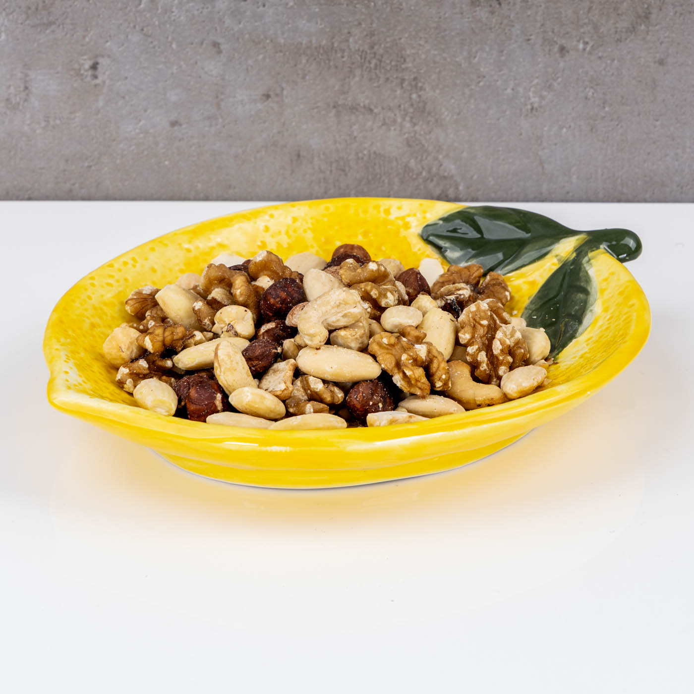 Teller Zitrone Keramik 21cm ZItronenschale Sommer Obst Dekoschale Tischdeko