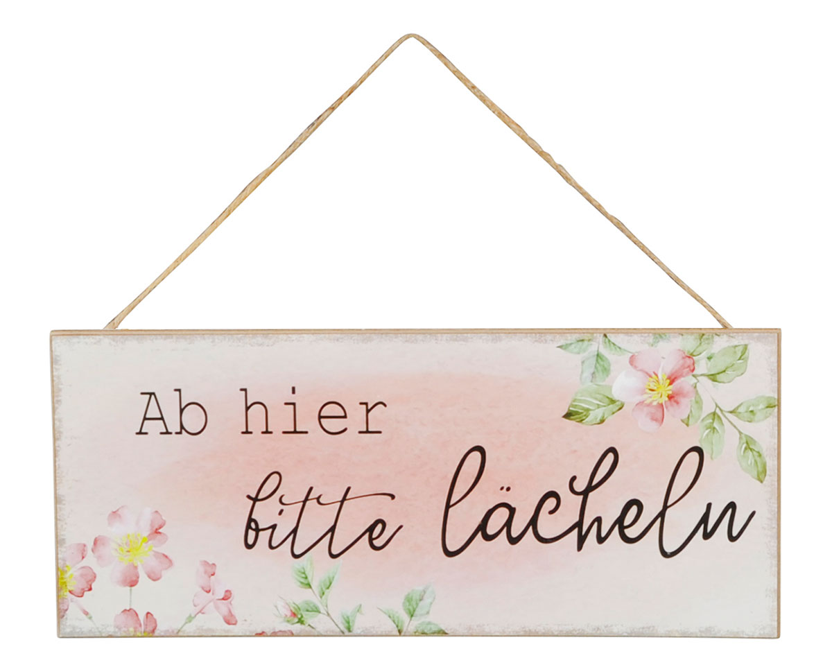 4er Set Schilder 35x15cm Rosa Sprüche Alltagsheldin Holz Wandbild Wanddeko Deko