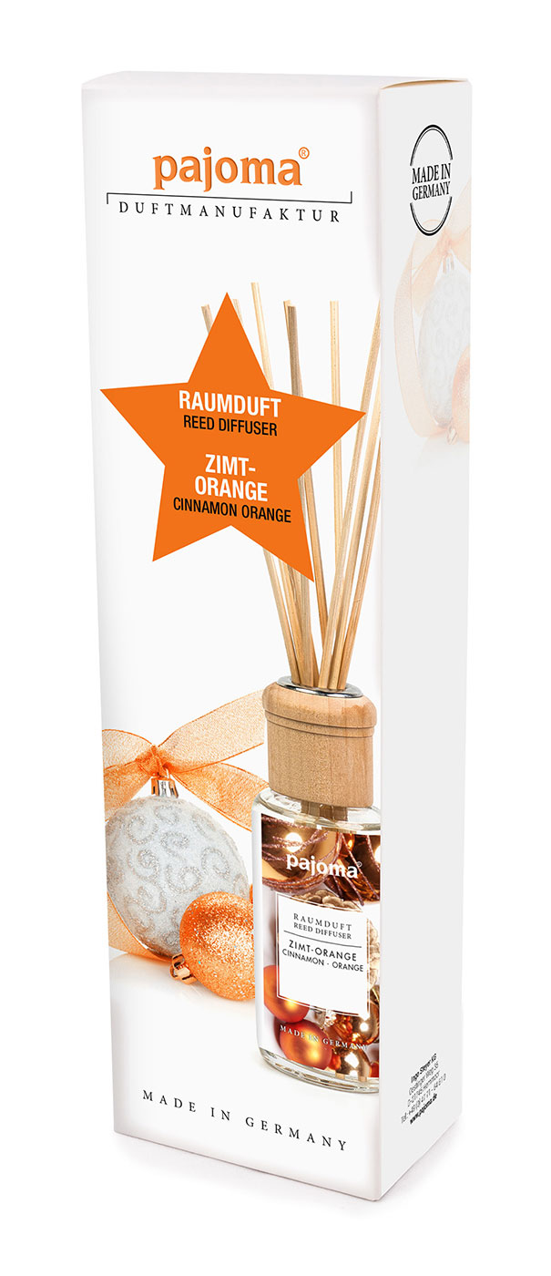 Raumduft 100ml Zimt-Orange Lufterfrischer Duftstäbchen Raumerfrischer Weihnachten