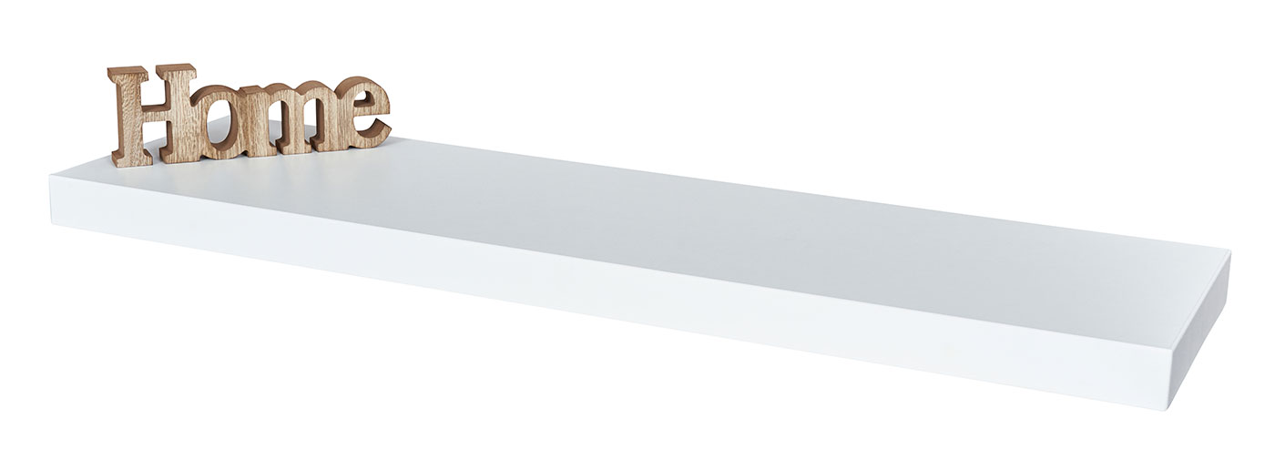 Wandboard Bobby 80cm weiß - Wandregal Regal Board Bord Wandbord