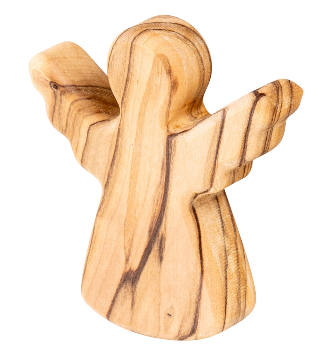 Schutzengel Olivenholz H6cm Glücksbringer Handschmeichler Engel Figur Geschenk