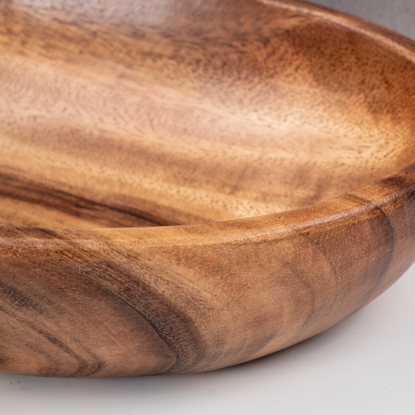 Ovale Schale aus Holz 30cm Holzschale Schüssel Akazie Schale Obstschale Tablett
