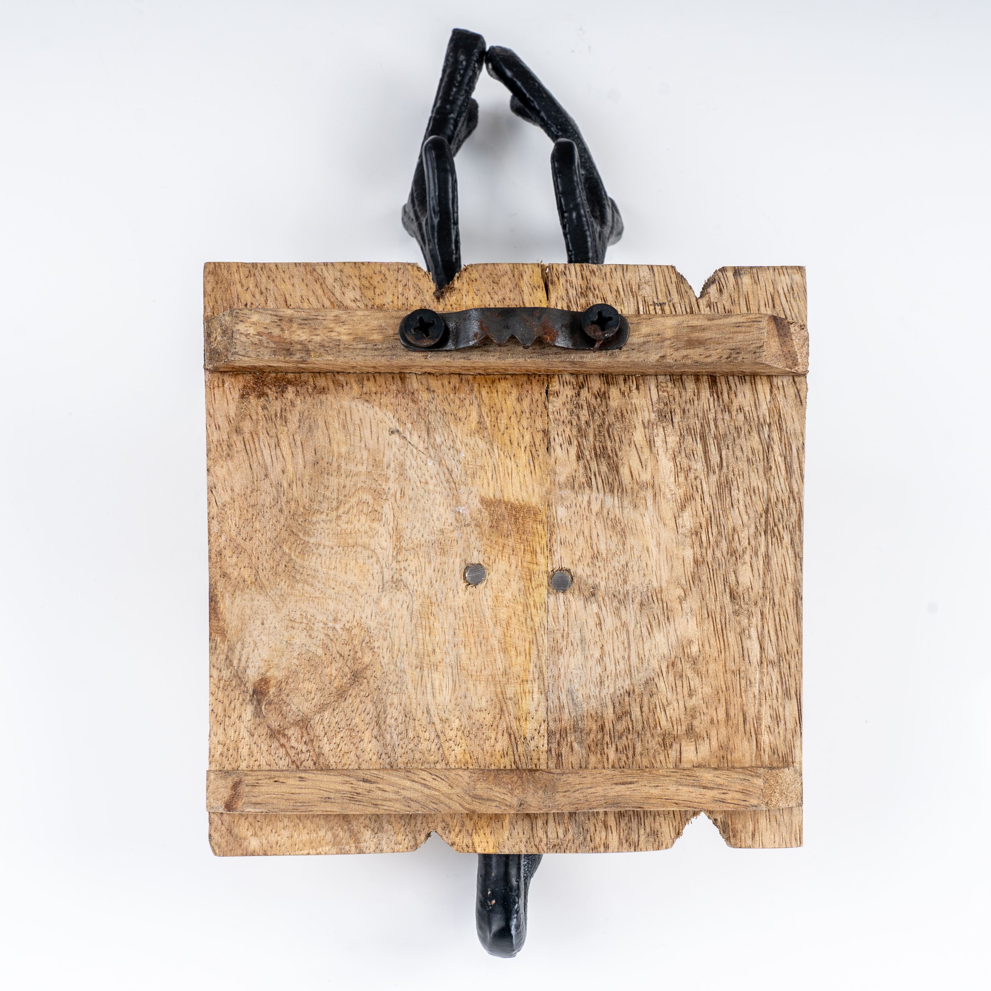 2er Set Kleiderhaken Hirsch Natur Schwarz Garderobe Deko Wandhaken Wandgarderobe