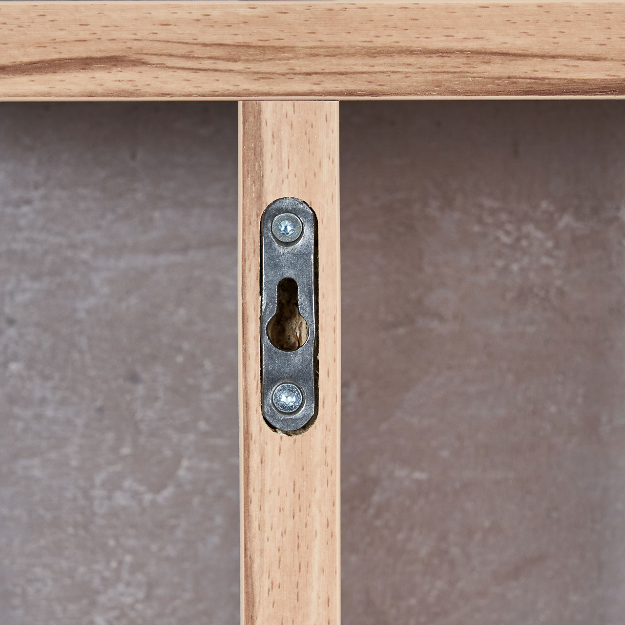 Regal BxH 98x48cm Holz Steckregal Kernbuche Wandregal Bücherregal Ablage Deko