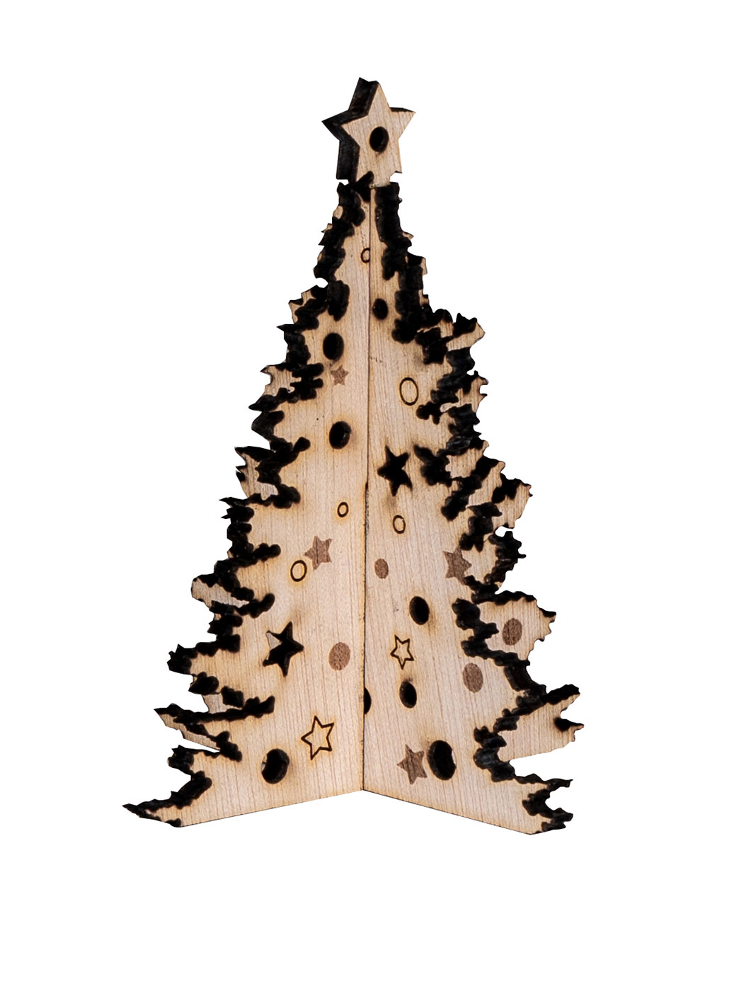 Weihnachtskarte DIY Birkenholz Weihnachtsbaum Weihnachten Holzkarte Aufsteller
