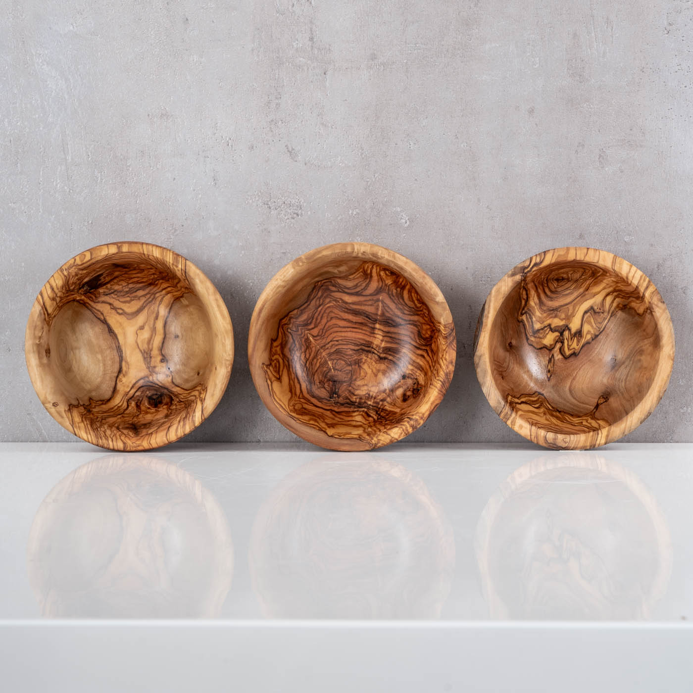 Schüssel ca. 16cm Schale Holz Olivenholz Holzschale Salatschüssel Natur Unikat
