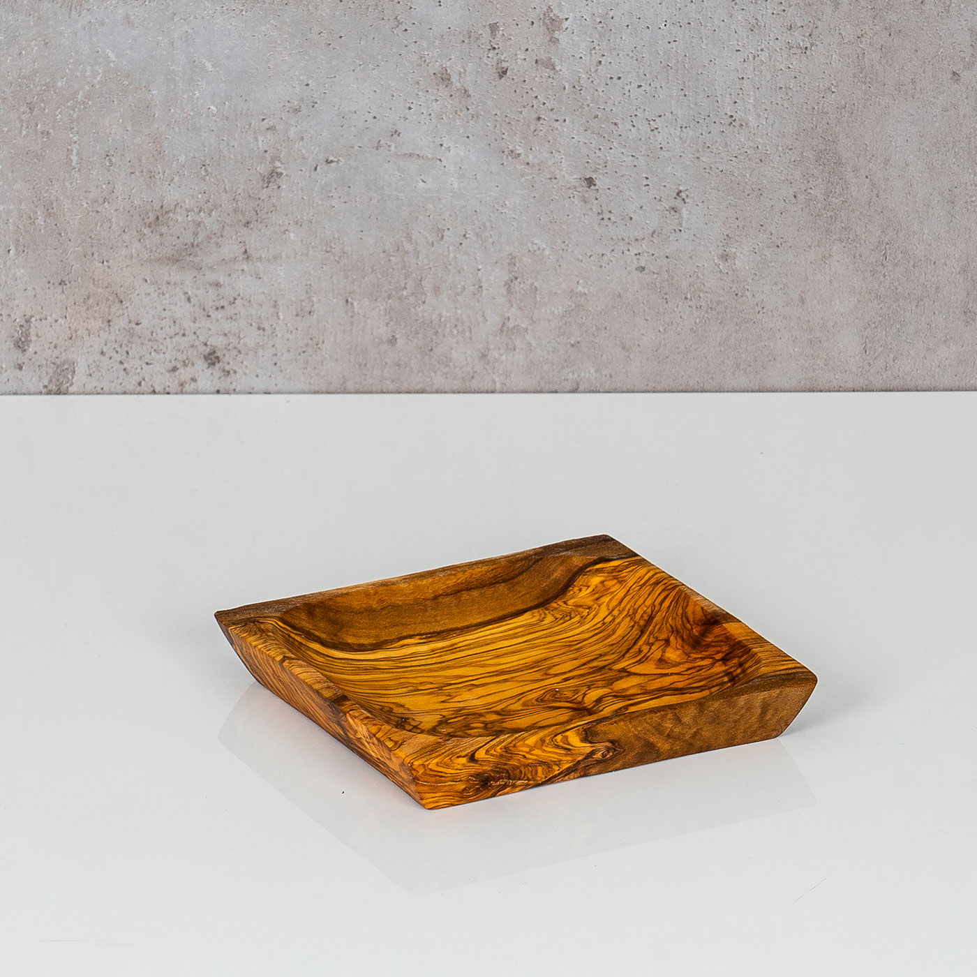 Holzschale Olivenholz ca. 12x12cm Schale Holz Dekoschale Natur Unikat Tischdeko