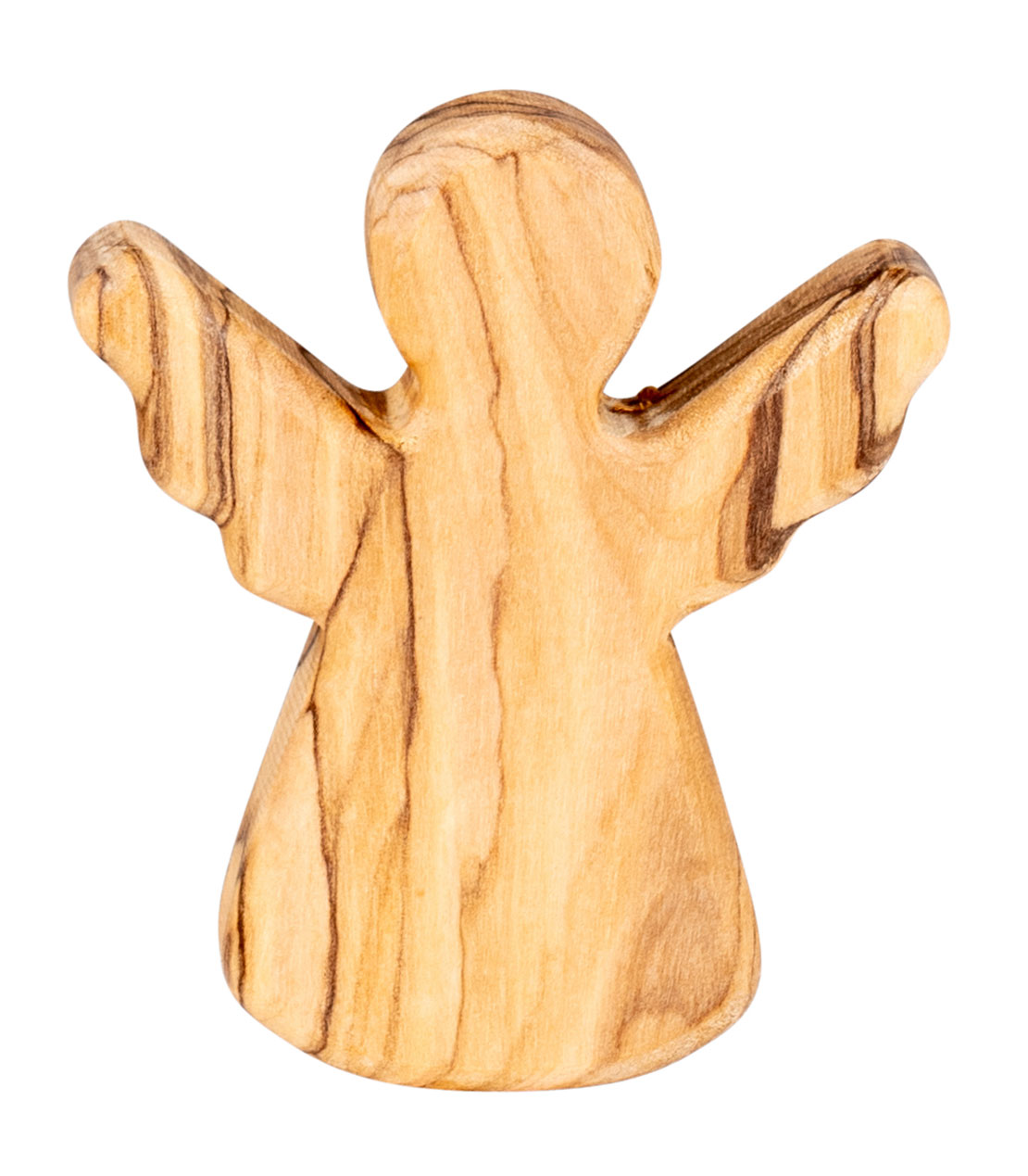 Schutzengel Olivenholz H6cm Glücksbringer Handschmeichler Engel Figur Geschenk