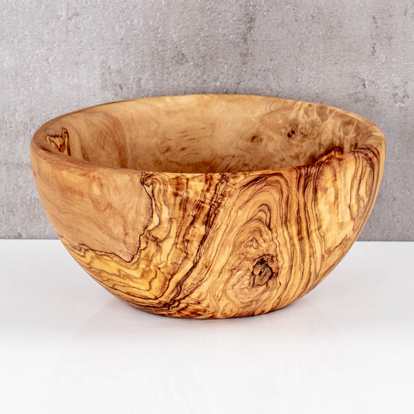 Schüssel ca. 16cm Schale Holz Olivenholz Holzschale Salatschüssel Natur Unikat