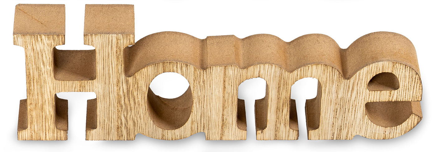 levandeo 3er Set Schriftzug Holz Love Home Relax Natur braun Aufsteller Deko