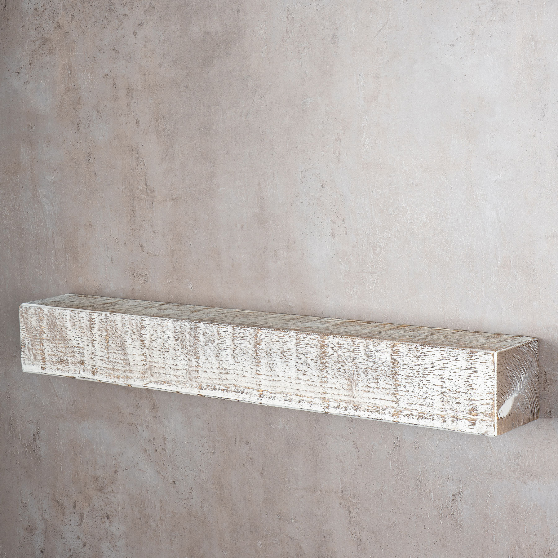 levandeo Wandregal Holz Massiv 80x10cm Shabby Chic Wandboard Regal Vintage Bord