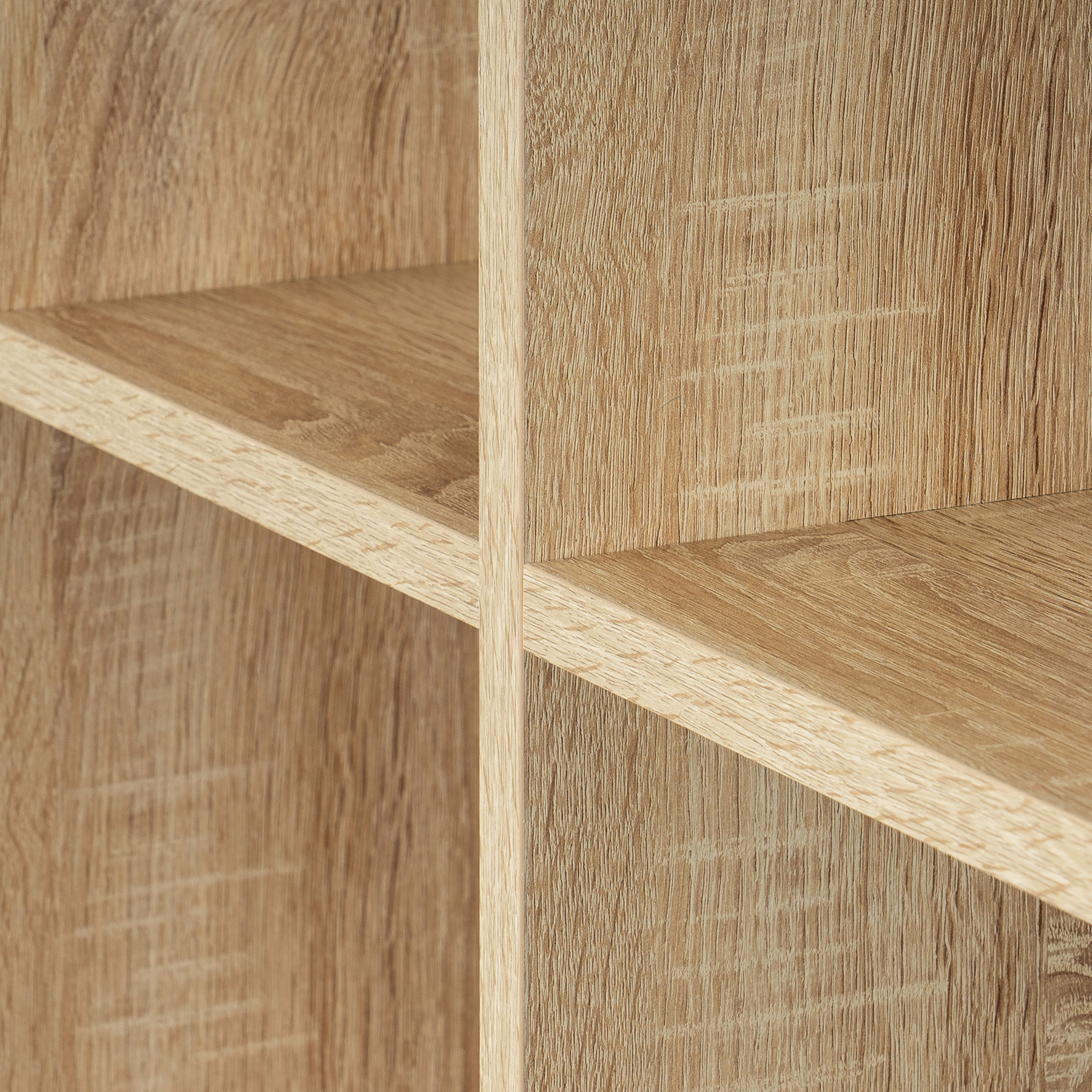 levandeo Hashtag Regal 75x75cm Wandregal Holz Sonoma Eiche Bücherregal Deko