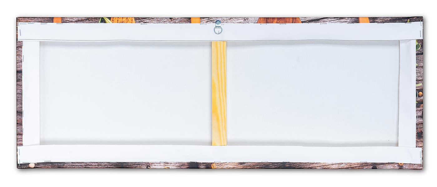 Wandbild 80x30cm Leinwand Pasta Nudeln Küche Deko Wanddeko Italien Wohnen