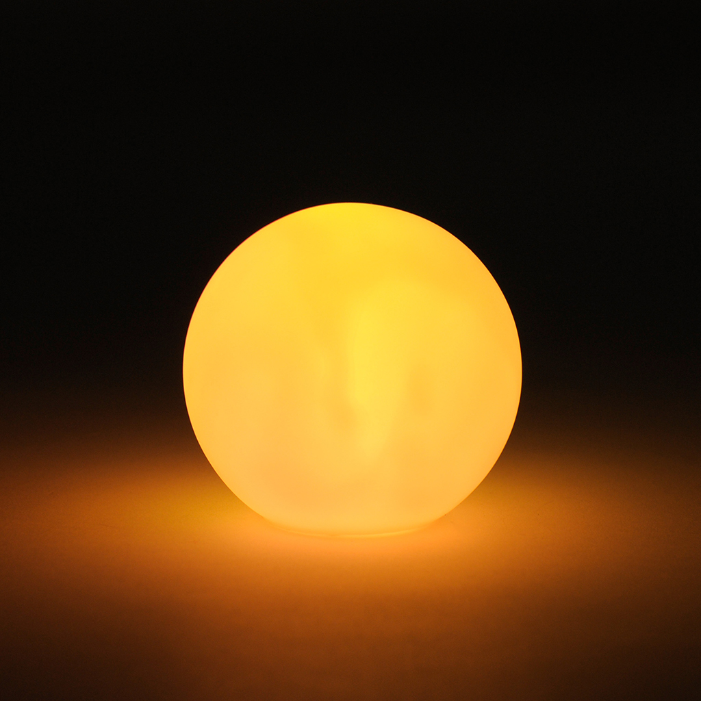 3er Set LED Kugel 8cm Farbwechsel Leuchtkugel Stimmungslicht Nachtlicht Leuchte