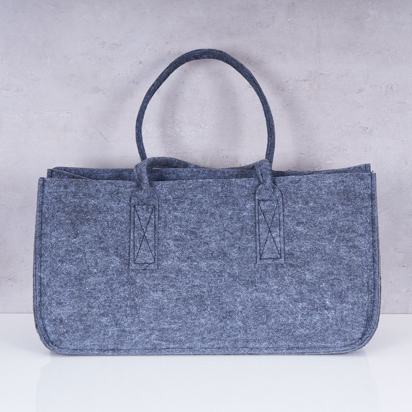 Filz Tasche 50x25x25cm Kaminholztasche Stofftasche Aufbewahrung Feuerholz Kamin