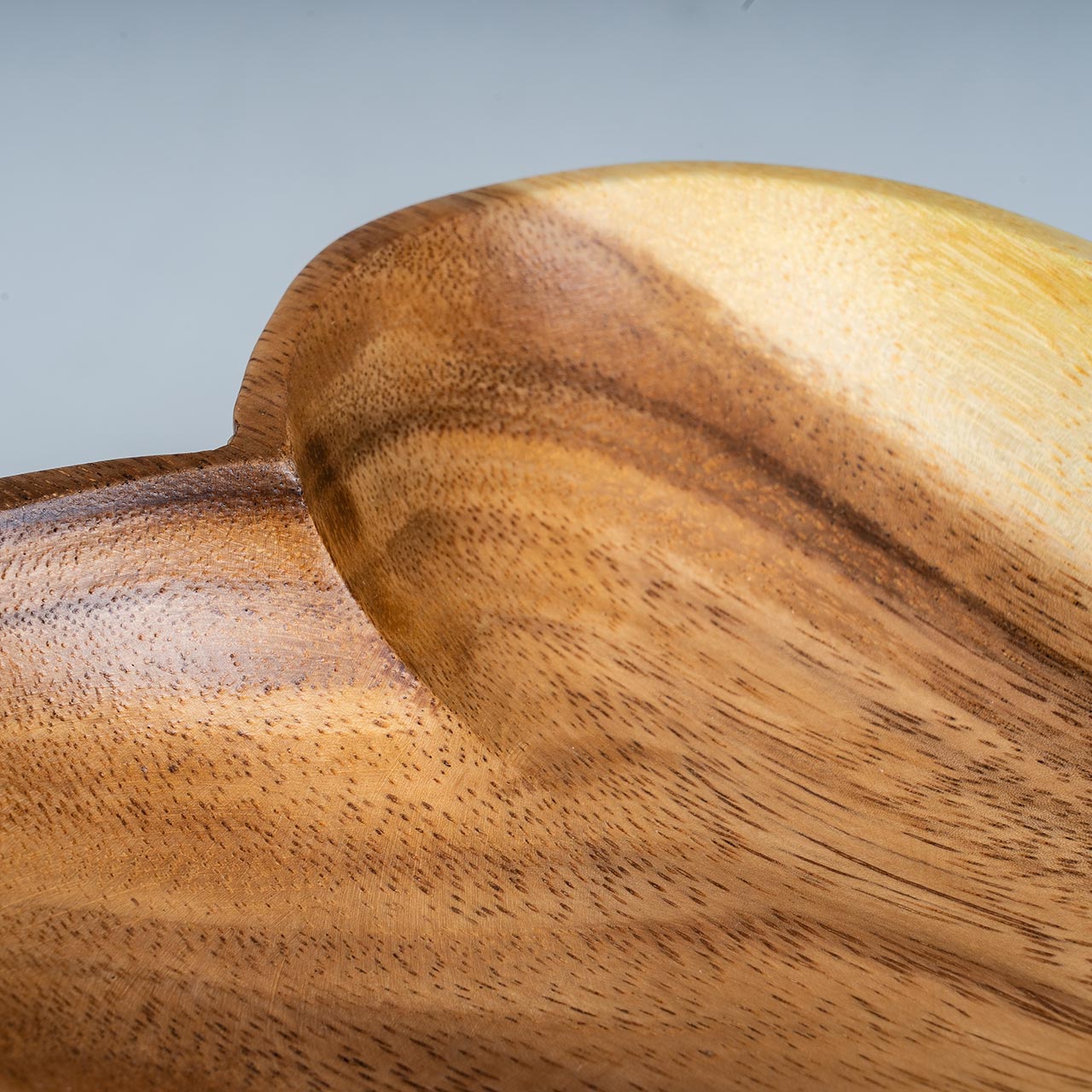 Schüssel Akazie 15x4cm Herz Holz Design Schale Obstschale Obstkorb Brotkorb