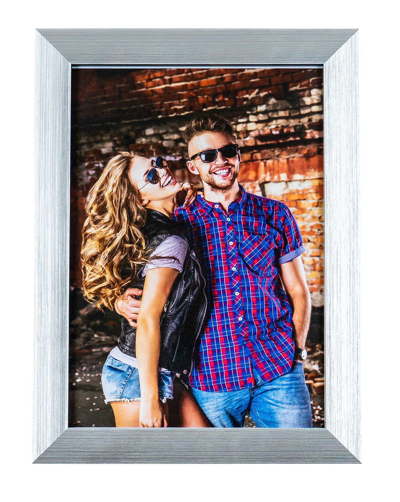 Bilderrahmen 20x30cm DIN A4 Aluminium Schwarz Fotorahmen Einzelrahmen Tischdeko