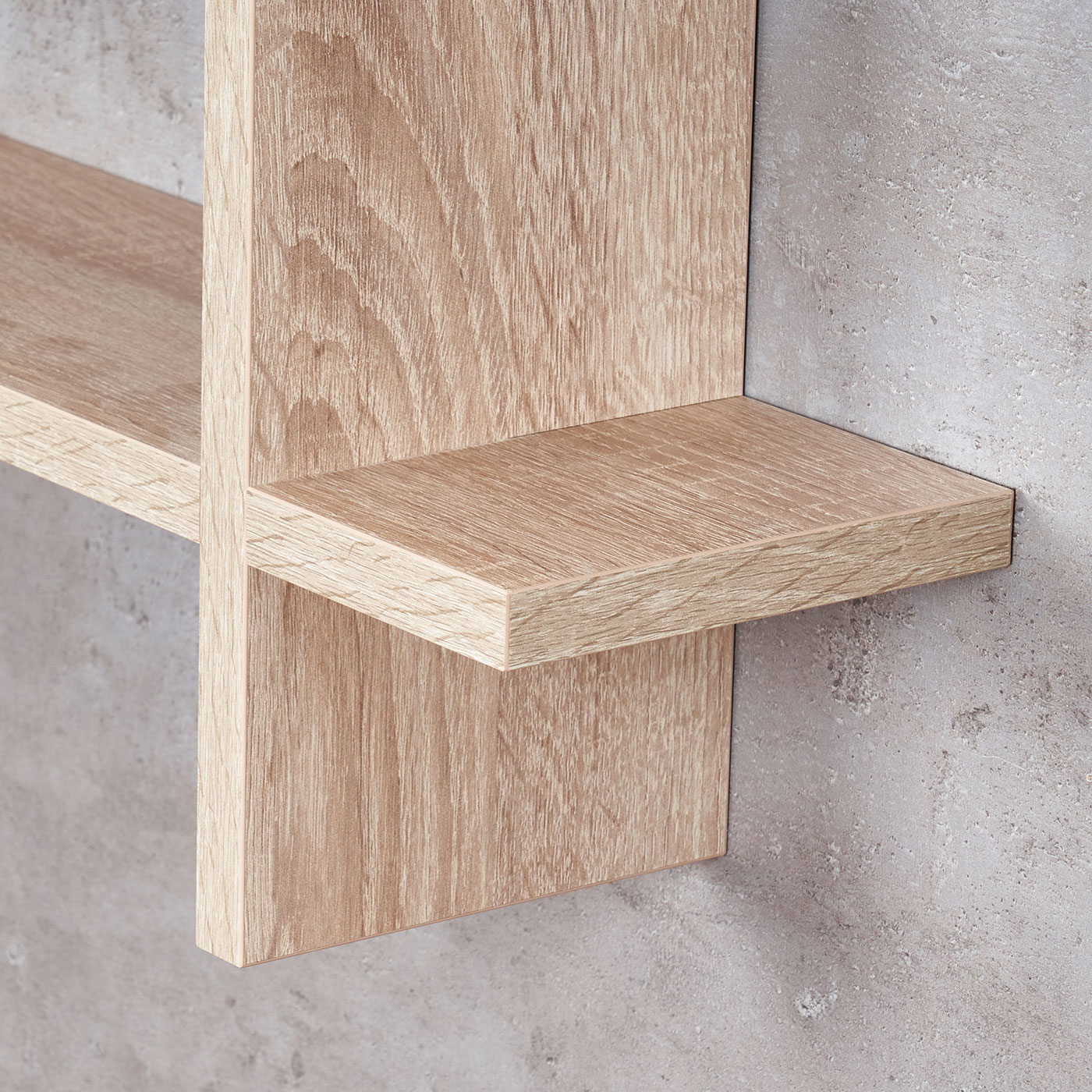 Regal BxH 98x48cm Holz Steckregal Sonoma Eiche Wandregal Bücherregal Ablage Deko