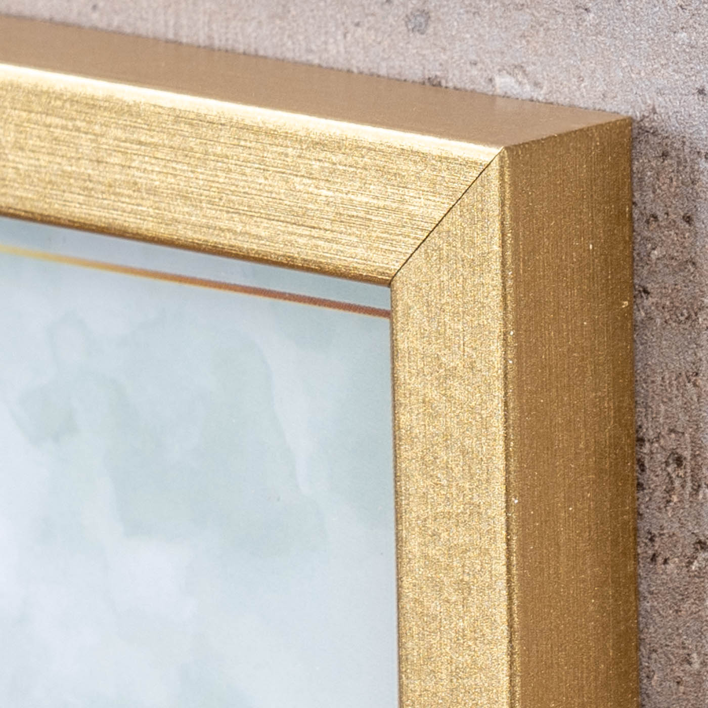 Bilderrahmen Echtholz Made in EU 13x18 Gold Glasscheibe Fotorahmen Kiefernholz
