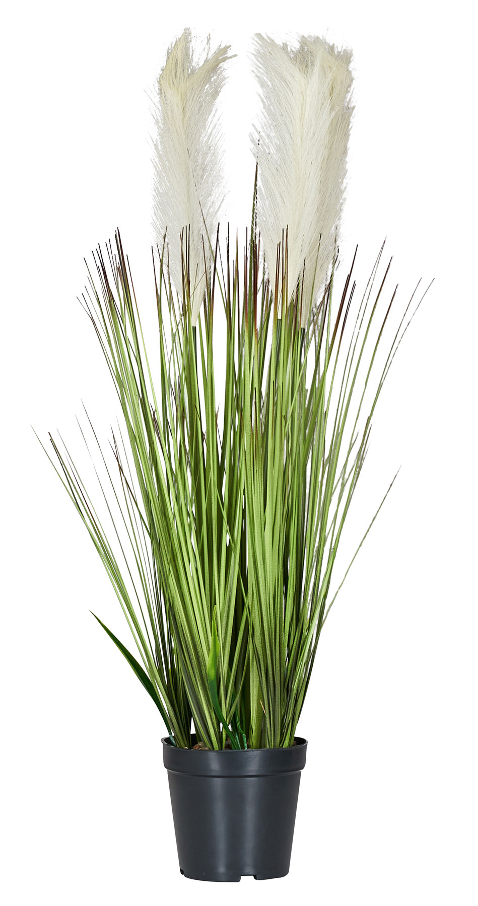 Kunstblume 12x70cm Gräser Ziergras Grün Zimmerpflanze Kunstpflanze Tischdeko