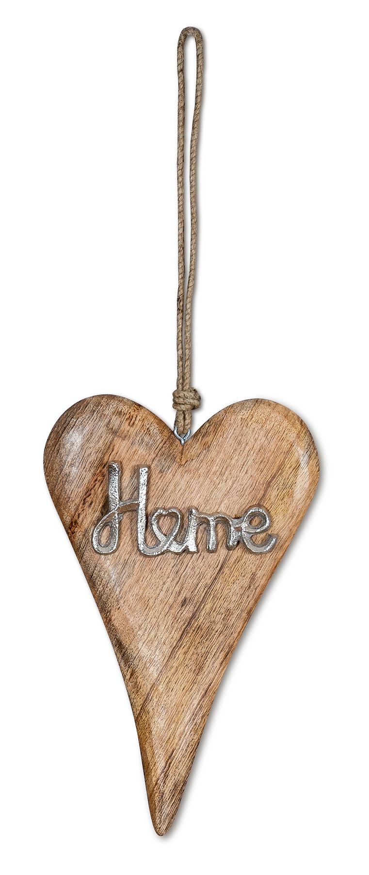 Anhänger Mango Holz Schriftzug Home H26cm Wanddeko Türschild Holzdeko Deko