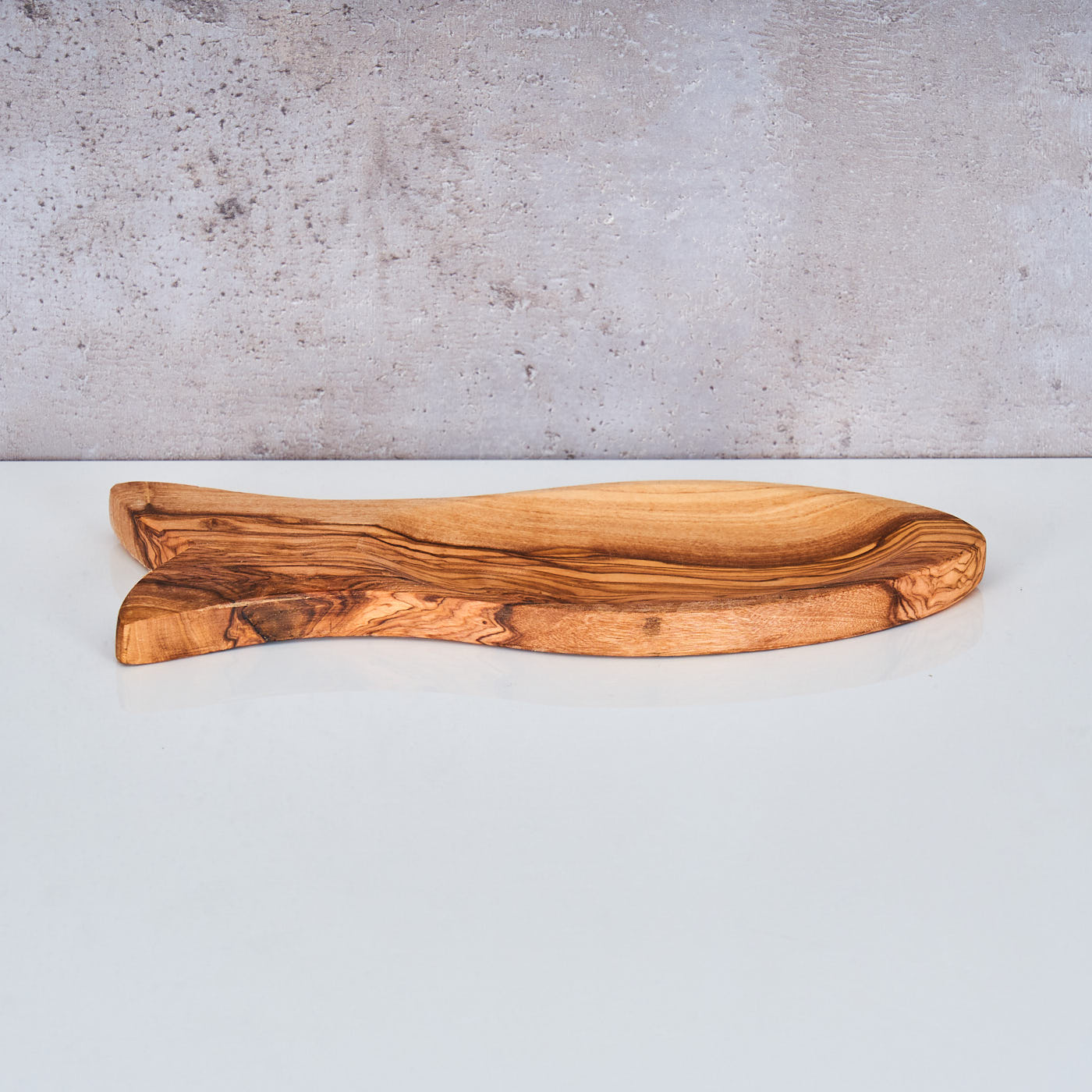 Schale ca. 22x10cm Olivenholz Fisch Sushi Holzschale Dekoschale Küche Unikat