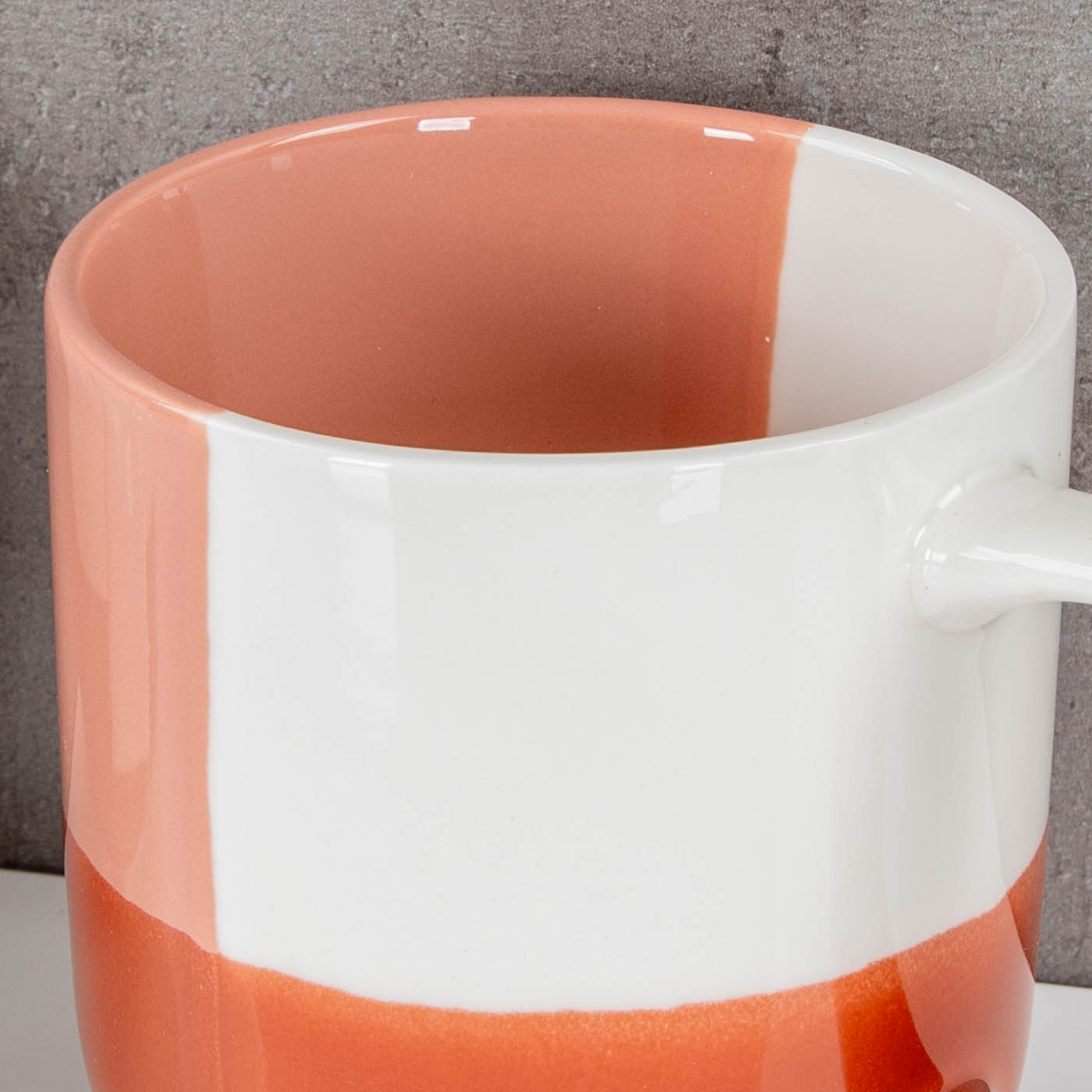 3er Set Bunte Tassen 330ml Porzellan Gelb Grün Rot Kaffeetasse Becher Modern Design