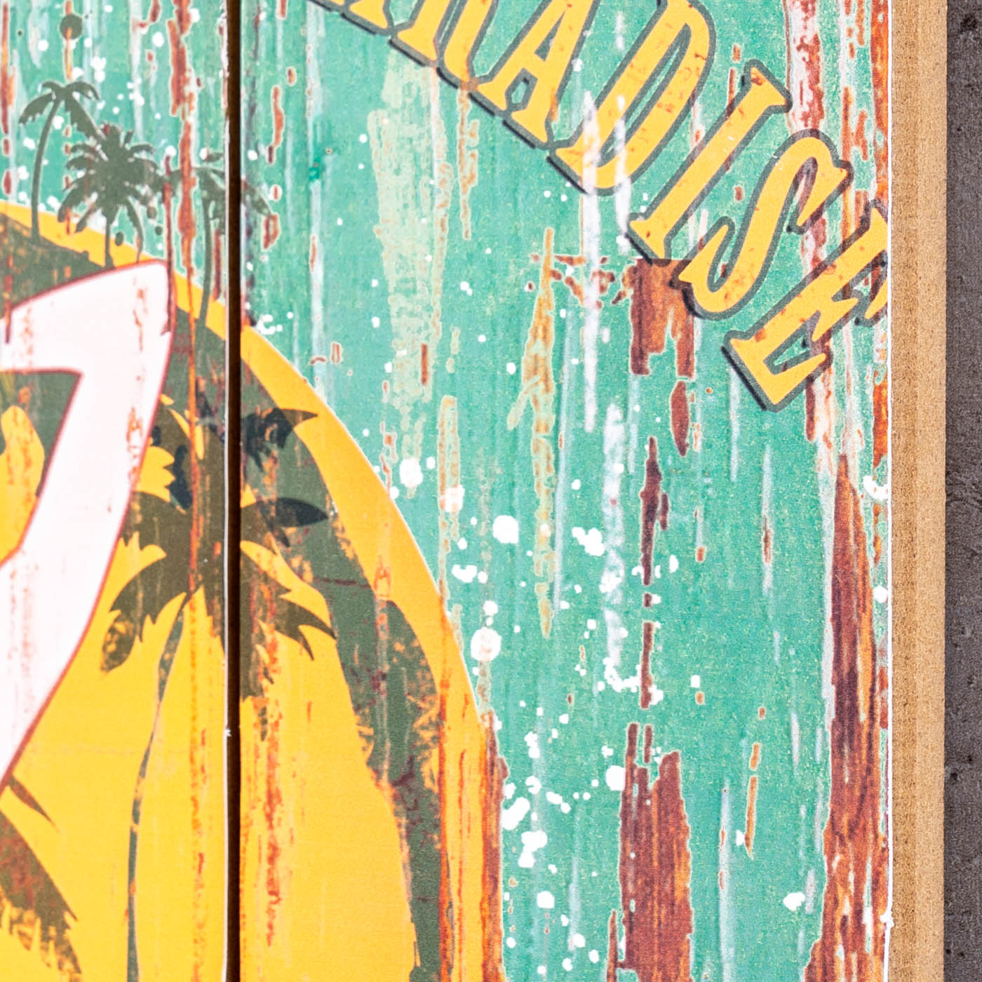 Holzschild Aloha Baby 30x80cm Hawaii Holzbild Wandbild Holzdeko Schild Wanddeko