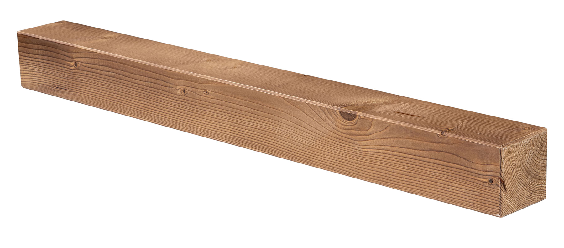 levandeo Wandregal Holz Massiv 100x10cm Eiche Farbig Wandboard Regal Vintage