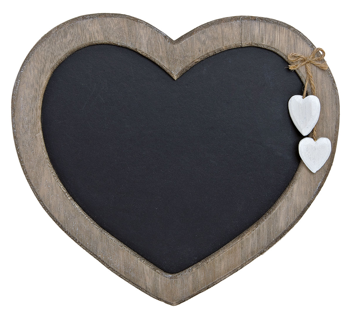 Memotafel Tafel Wandtafel Herz zum Hängen Holz Vintage Shabby Kreide