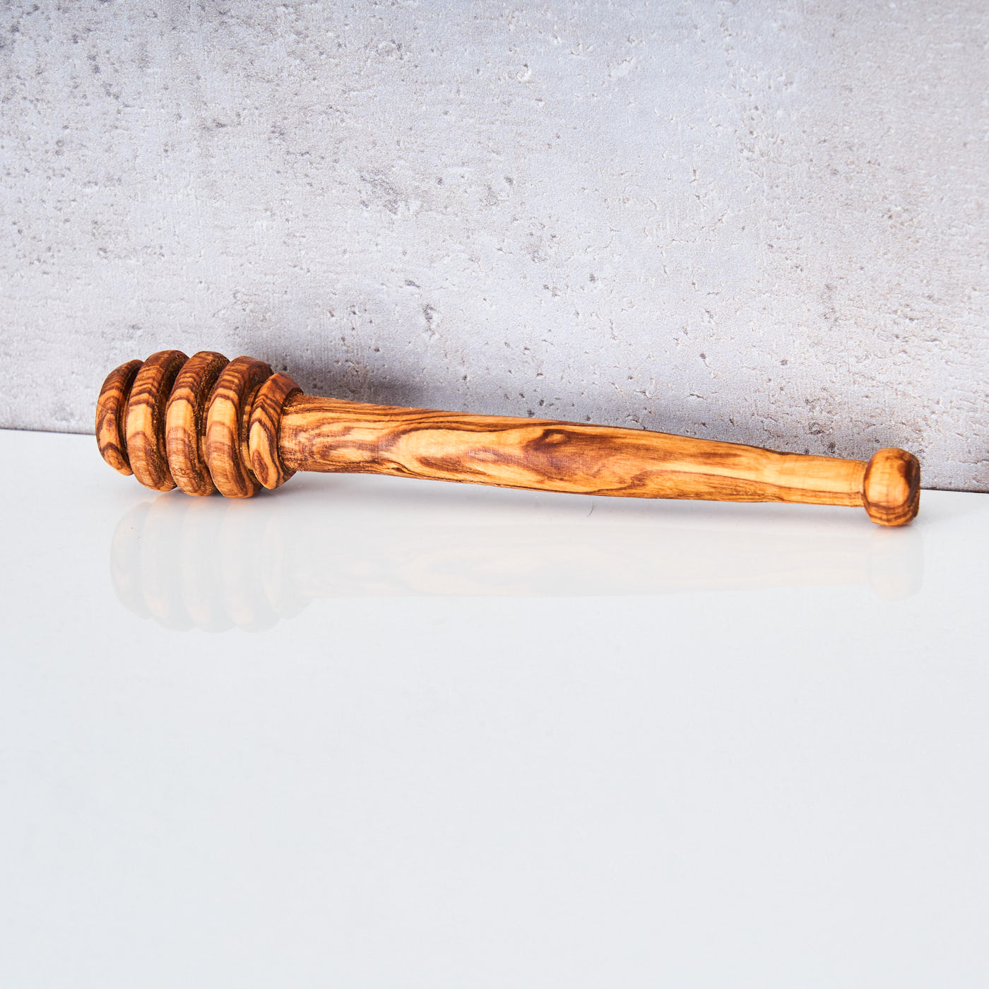 Honigstab ca. L12 cm Olivenholz Honiglöffel Honigheber Holzlöffel Unikat Küche