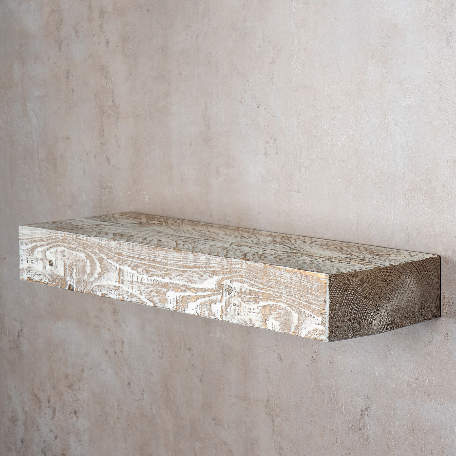 levandeo Wandregal Holz Massiv 60x20cm Shabby Chic Wandboard Regal Vintage Bord