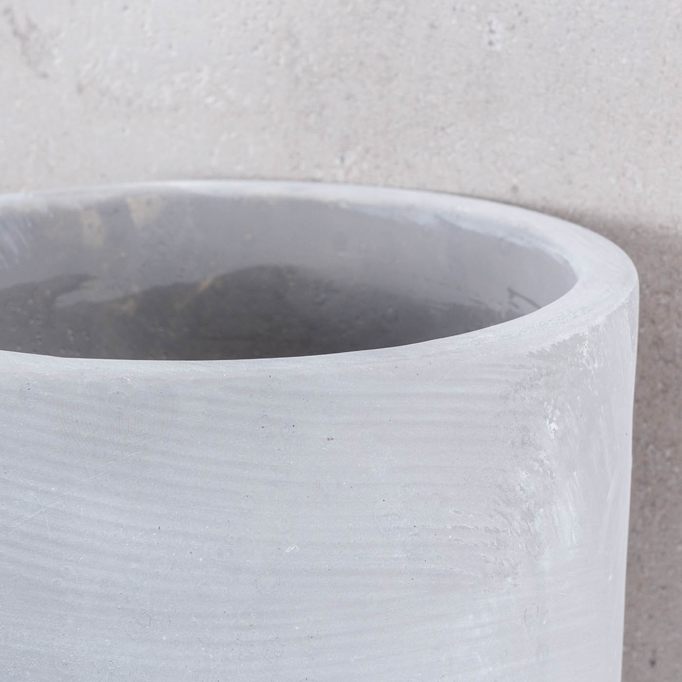 Weinkühler Beton Grau H21cm Flaschenkühler Spruch Wein Sektkühler Tischdeko