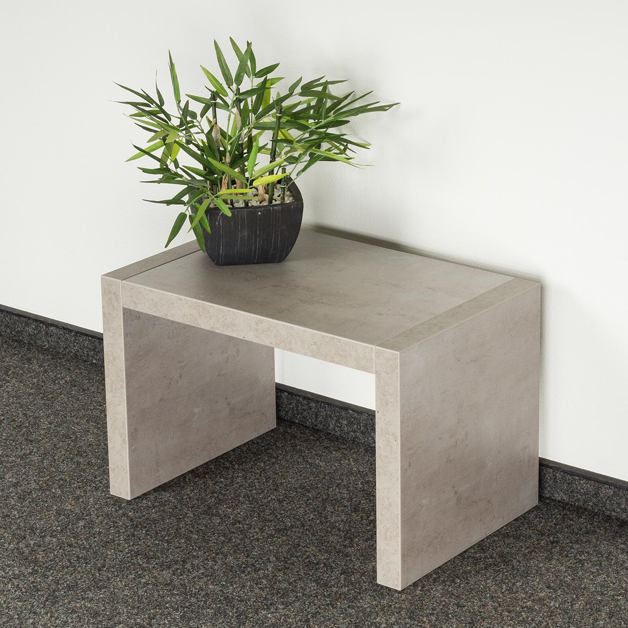 Beistelltisch Coco 32x32x50cm Betonoptik Deutsche Herstellung verleimt