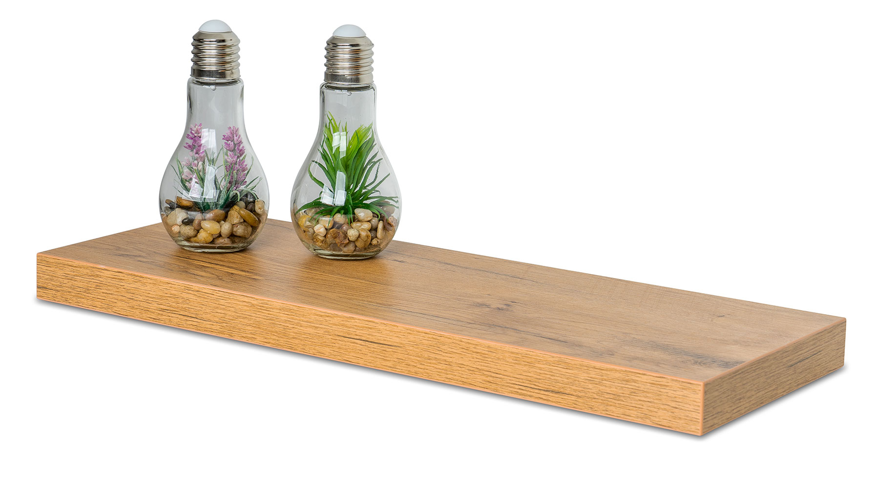 levandeo Wandboard Bobby 60cm Wildeiche Eiche Wandregal Regal Board Bücherbord