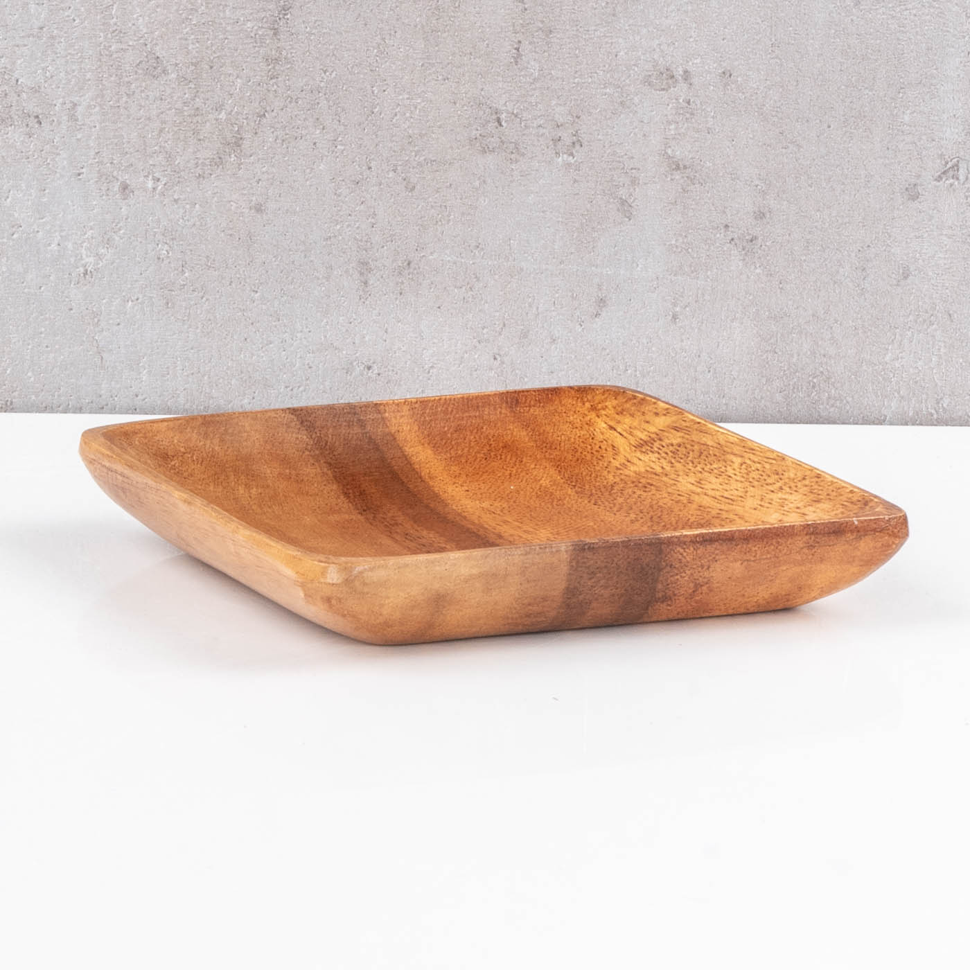 Holzschale Akazie quadratisch 15cm Holz Schale Obstschale Aufbewahrung