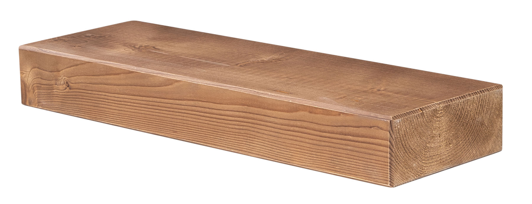 levandeo Wandregal Holz Massiv 60x20cm Eiche Farbig Wandboard Regal Vintage