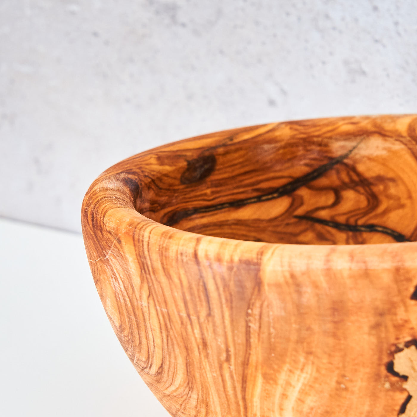 3er Set Schüssel ca. 12x4cm Schale Holz Olivenholz Holzschale Salatschüssel Natur