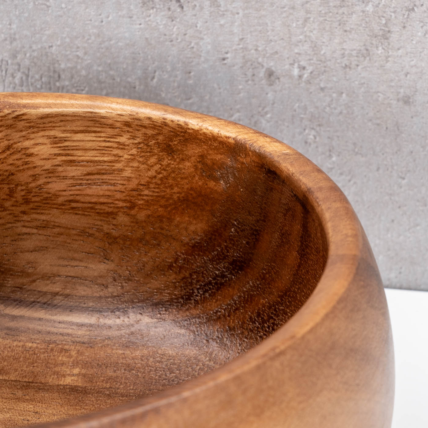 Schale Holz 15cm rund Akazienholz Tischdeko Natur Braun Schüssel Bowl Dekoschale
