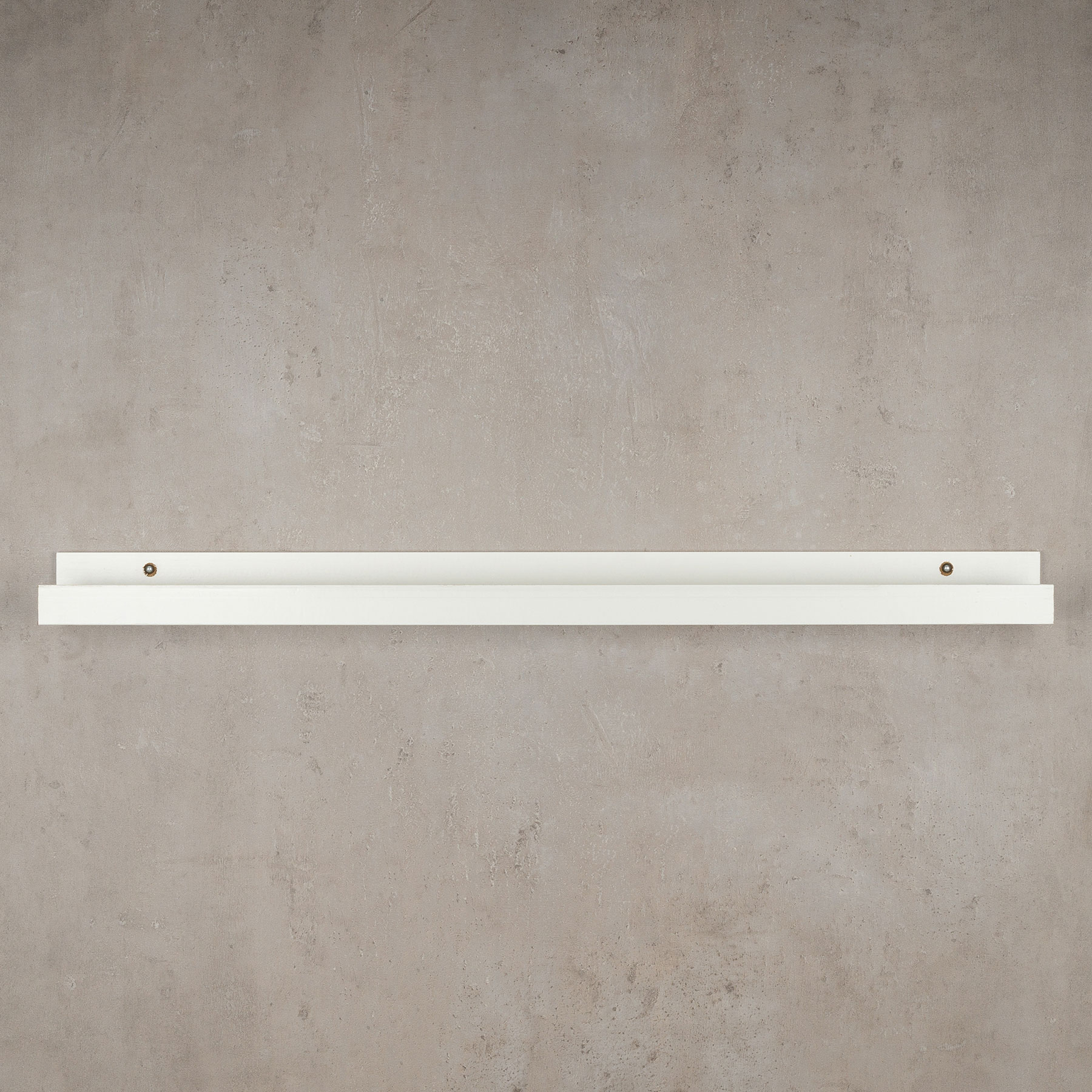 Bilderleiste Weiß 70cm lang MDF Holz Bilderschiene Galerieschiene Wandregal