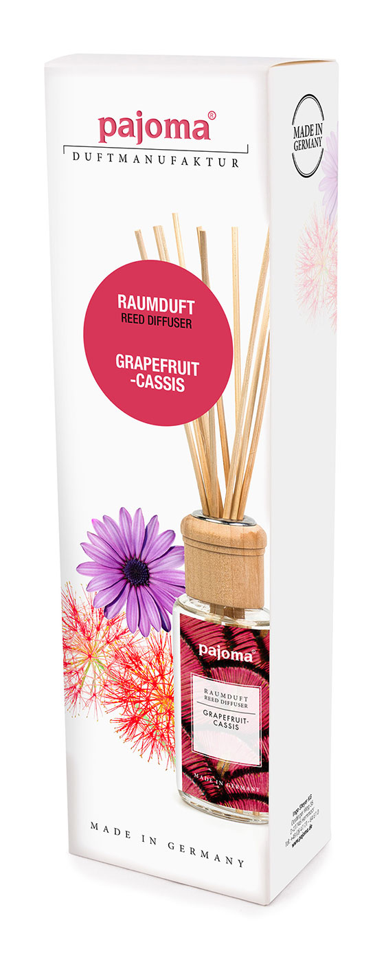 Raumduft 100ml Grapefruit-Cassis Lufterfrischer Duftstäbchen Raumerfrischer