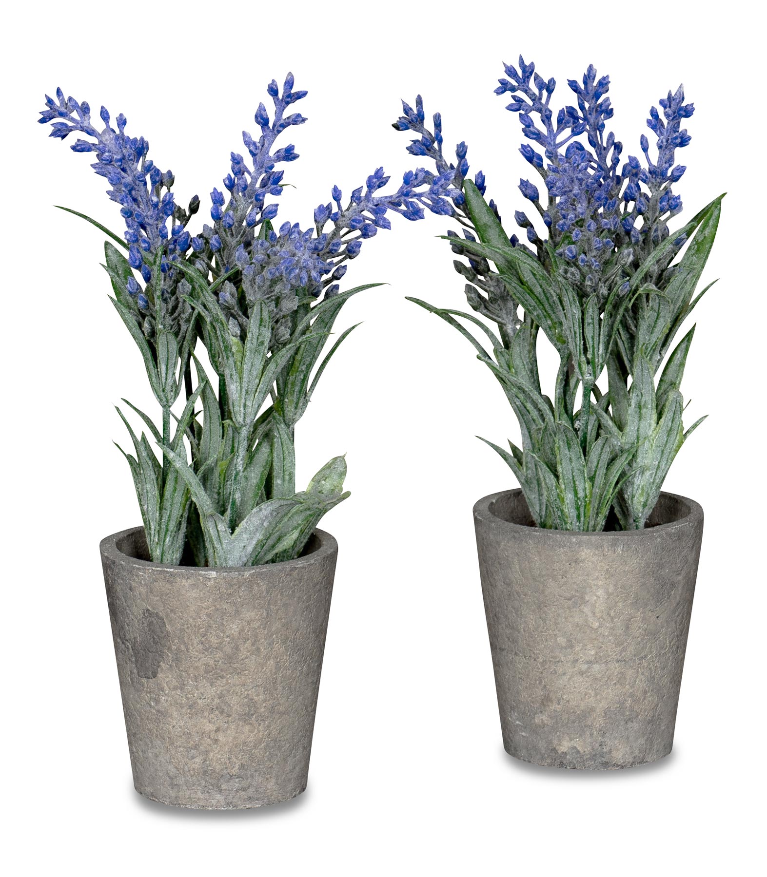 2er Set Kunstblumen Lavendel Je H34cm Zimmerpflanze Violett Deko Tischdeko