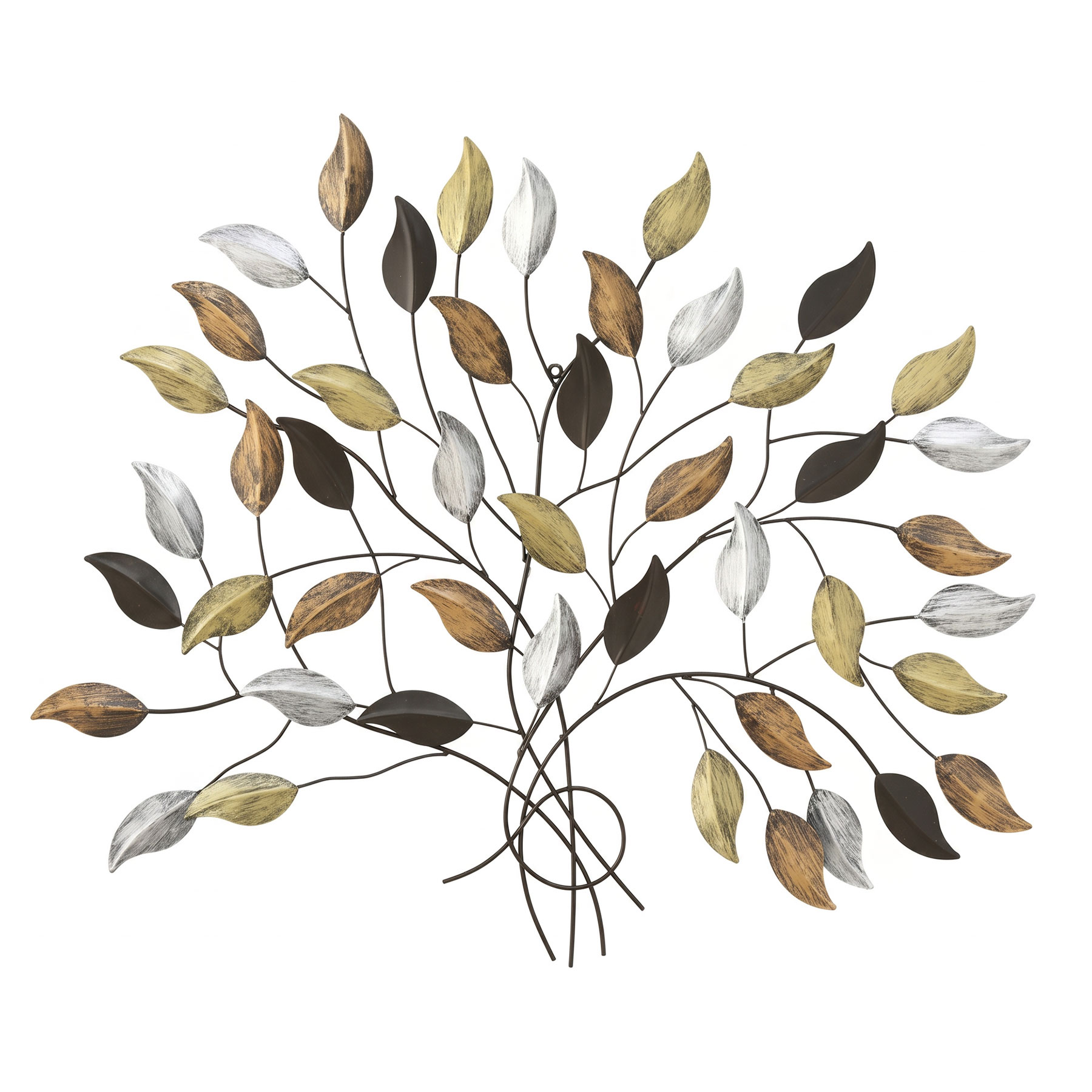XXL Wandobjekt Eisen Baum-Design 91x103cm Metalldeko Modern Vintage Wandbild