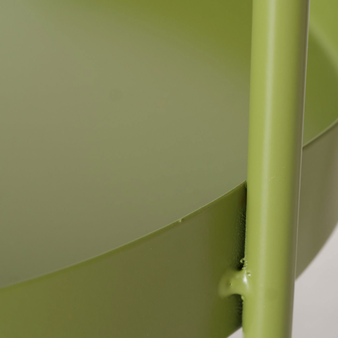 Metall Etagere Grün 2 Etagen H45cm Matt Servierplatte Servierständer Buffet Deko